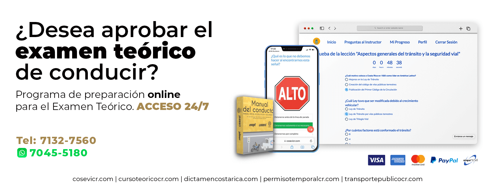 Curso Teórico para Licencia de Carro | Plan 24H | 24 Horas